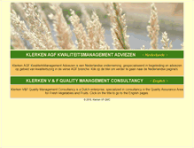 Tablet Screenshot of klerkenvf.com